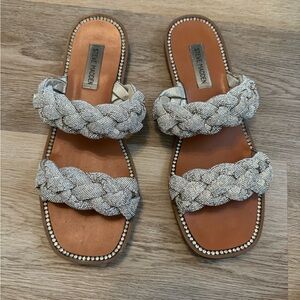 Steve Madden Metallic Braided Sandals